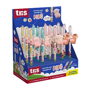 CANETA GEL APAGAVEL POPO 0.7 - TRIS