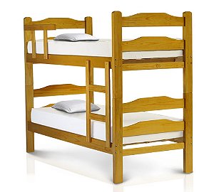 Beliche Cama de Madeira Maciça Reforçada Bonafé Cerejeira