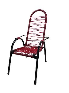 Cadeira De Area Big Extra Fio Varanda Externa Reforçada Prata - Móveis  Barato Com Entrega Rápida -Móveis Em Até 12X Sem Juros