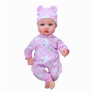 Boneca Bebe Reborn Laura Baby Paola 595 - 48cm