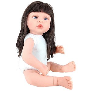 Boneca Bebê Reborn Laura Baby Mini 709-shiny Toys