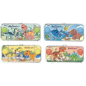 WATER GAME PLAY BRINQUEDO ARGOLAS ÁGUA DINOSSAURO - DISPLAY COM 24 PEÇAS