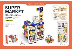 BRINQUEDO INFANTIL KIT SUPER MERCADO COM CAIXA REGISTRADORA