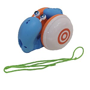 CARACOL PUXA CORDA COM MUSICA, LUZ E BATERIAS INLCUSAS GUG SHINY TOYS