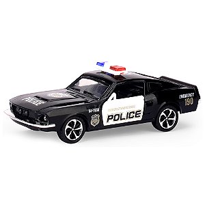 CARRINHO DE POLICIA 1:32 ABRE PORTAS SHINY TOYS