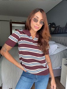 Blusa Polo Tássia - Tamanho Único