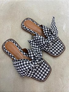 Flat Camilla - Vichy Preto