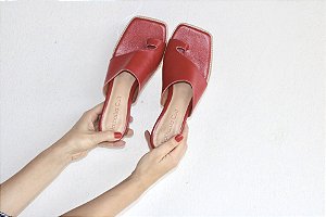 Tamanco Eduarda - Vermelho