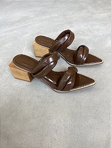 Sandália Raissa Trindade  - Chocolate