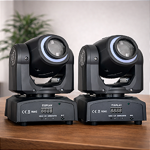 Kit 2 Moving Head Spot SOG-603A 60w Dmx Borda Led