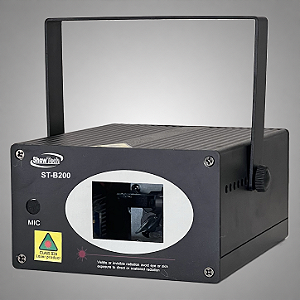 Laser Azul Projetor Holografico B200 200mw Automatico Ritmico Jogo De Luz Iluminacao Dj Profissional - 127/220v
