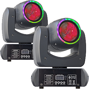 Kit 2 Moving Head Beam SOG-100WB 100w Borda Led