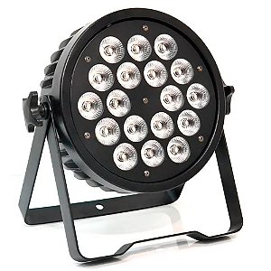 Canhao Parled 18 Leds 18w Rgbwa Uv Dmx 6IN1