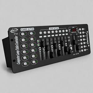 Mesa Para Iluminacao Dmx 512 Com 192 Canais Controladora De Luz de Palco Jogo Luz Iluminacao Dj Profissional - 127/220v