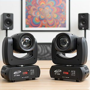 Kit 2 Moving Head Beam ST-S606 100w Sem Borda