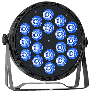 Canhao De Led Parled 18 Leds 18w Rgbwauv Hexaled Dmx