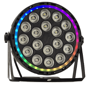 Canhao Parled 18 Leds 12w Rgbw Quadriled 4IN1 Borda Led