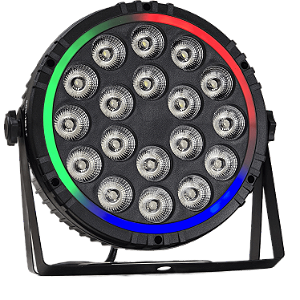 Canhao Parled 18 Leds 12w Rgbw Quadriled 4IN1 Borda Led