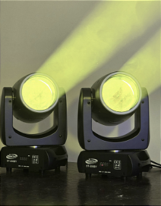 Kit 2 Moving Head Led Beam 200w Com Prisma Borda Led