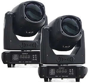 Kit 2 Moving Head Led Beam 150w Com Prisma