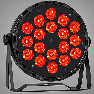 Canhao De Led Luz De Palco Refletor Par Led 18 Leds 12w Rgbw Quadriled 216w Automatico Ritmico Dmx - 127/220v