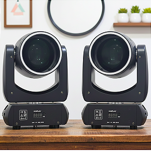 Kit 2 Moving Head Beam VM-B200 Arco Iris 200w Borda Led