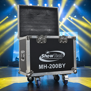 Hard Case Madeira Para Moving 200w e 100w Com Rodinhas