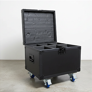 Hard Case Madeira Para Moving 100w Com Rodinhas