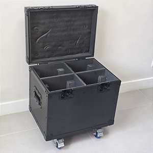 Hard Case Madeira Para Moving 230w/200w/100w/Caleidoscopio Com Rodinhas