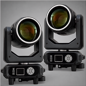 Kit 2 Moving Head Led Beam 230w Foco Eletronico Arco Iris Disco Cor Desenho Prisma Borda Led Dmx Profissional - 127/220v