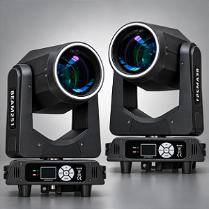 Kit 2 Moving Head Beam Lampada 250w 8R Foco Eletronico Arco Iris Disco Cor Desenho Prisma Borda Led Dmx Profissional - 127/220v