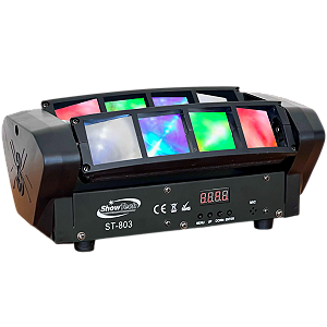 Mini Spider Beam ST-803 8 Leds 5w Rgbw Dmx
