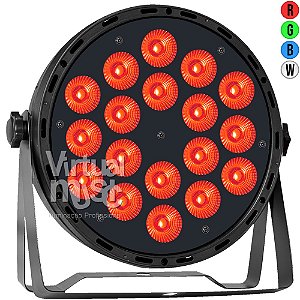 Canhao Parled 18 Leds 12w Rgbw Quadriled 4IN1