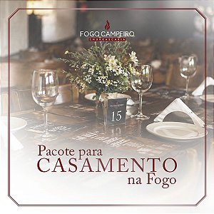 Pacote para Casamento - 30 pessoas – Fogo Campeiro