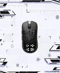 (ENCOMENDA) Mouse G-wolves Hati HTM Ultra Lightweight Honeycomb Design Wired Gaming Mouse 3360 Sensor - PTFE Skates - 6 Buttons (Black)