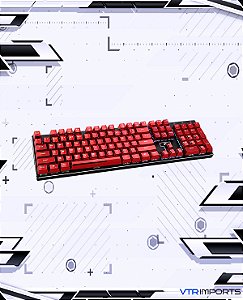 (ENCOMENDA) Keycaps Premium Metalic Red - 104 Teclas (Teclado Full Size)