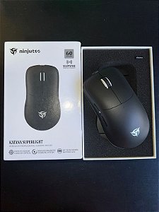 (OPEN BOX) Mouse Gamer Ninjutso Katana Superlight Wireless - Black