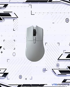 Mouse Darmoshark N3 - Mouse Wireless 2.4Ghz - 1000Hz, 58g - Branco + Griptape