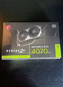 Placa de Vídeo Geforce RTX 4070 Ventus 2x