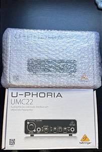 (PRONTA ENTREGA) Interface de Áudio Behringer - UMC22