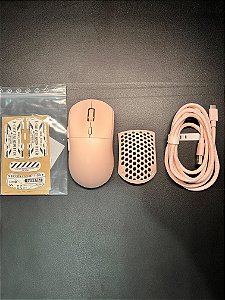 (OPEN BOX) Mouse Ajazz AJ199 Wireless 2.4Ghz - Pink