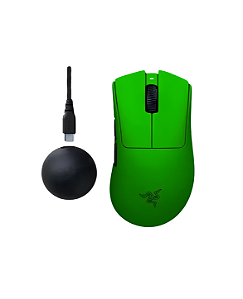 Mouse Razer DeathAdder V4 Pro edição verde com sensor 30K - VTR