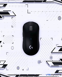 (PRONTA ENTREGA)  Mouse Logitech G Pro Superlight Preto 61gr + Keycaps Custom Aleatórias + Manguito H4X