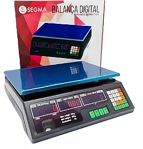 Balança Eletrônica Digital 40Kg de Alta Precisão Com dois Display Segma