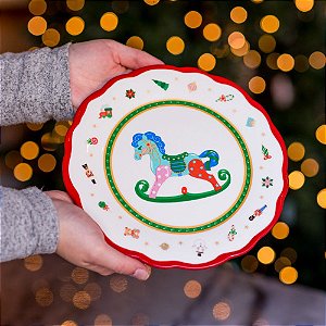 Boleira Horse em Cerâmica Memórias de Natal