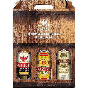 Kit Cachaça Seleta 600 Ml 3x1