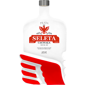 Cachaça Seleta Prata Porcelana Asas 670 Ml