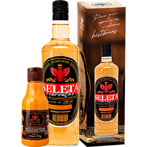 Kit Cachaça e Molho de Pimenta Seleta + Carvalho