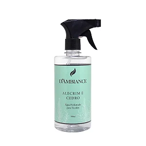 Água Perfumada para Tecidos DAMBIANCE - Alecrim e Cedro 500ml