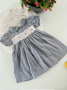 Vestido Baby ponto smok